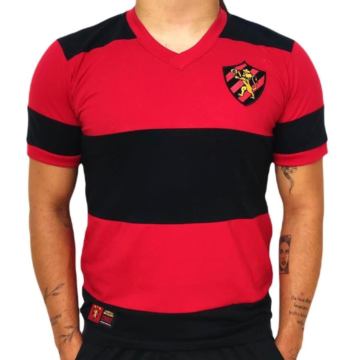 Camisa do Sport Recife Retro 1987 Campeão Brasileiro Retrômania - Masculina - Foto 3