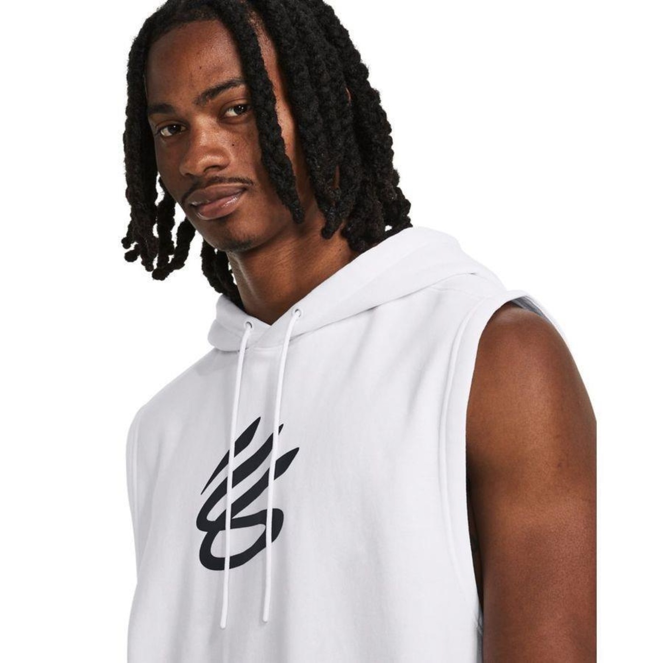 Camiseta Regata Under Armour Curry Fleece Hoodie - Masculina - Foto 3