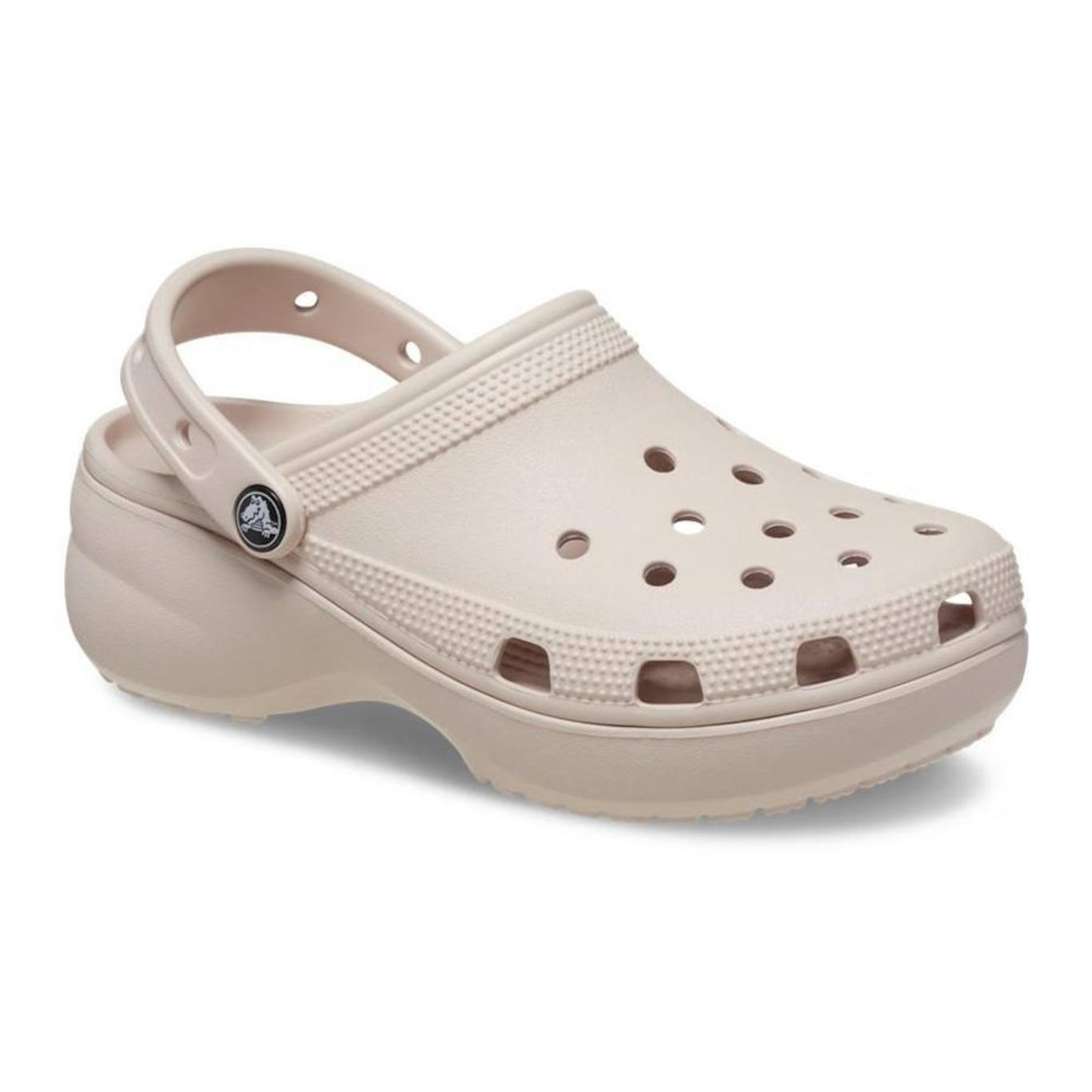 Sandália Crocs Classic Platform Clog W Quartz - Feminina