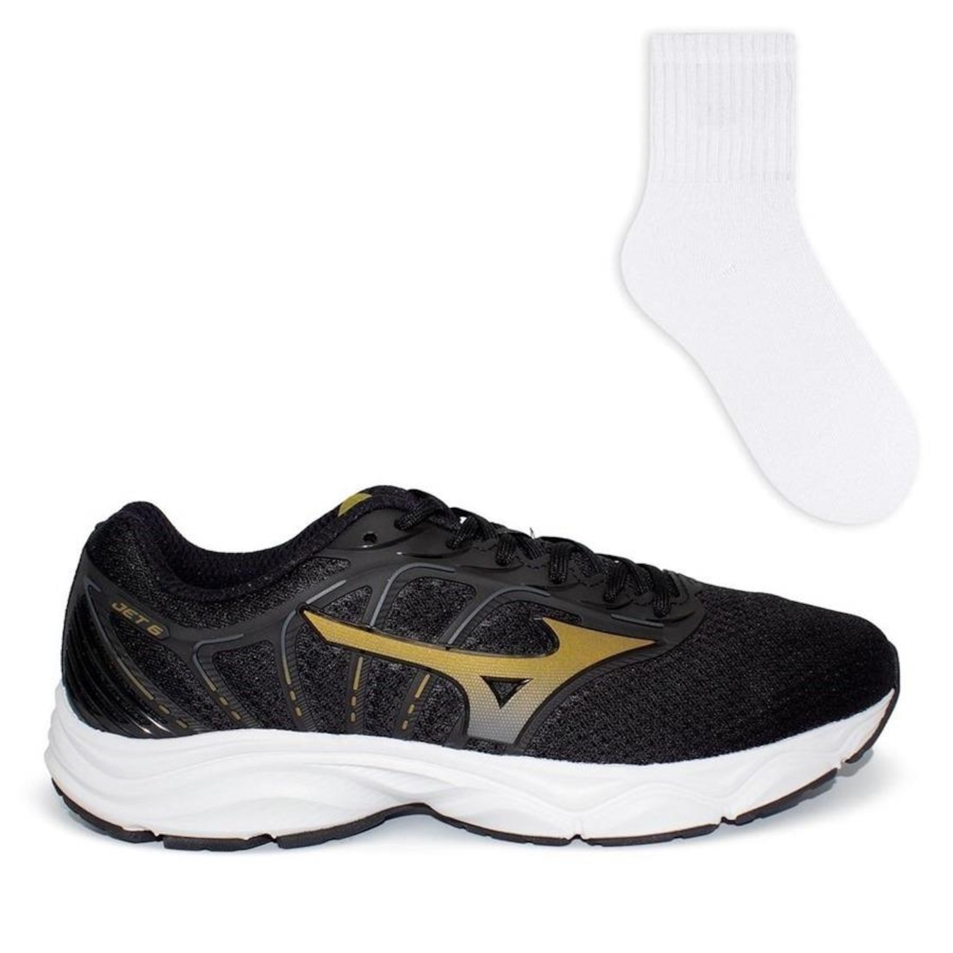 Tênis Mizuno Jet 6 - Masculino + Meia Color Sports - Masculina - Foto 1