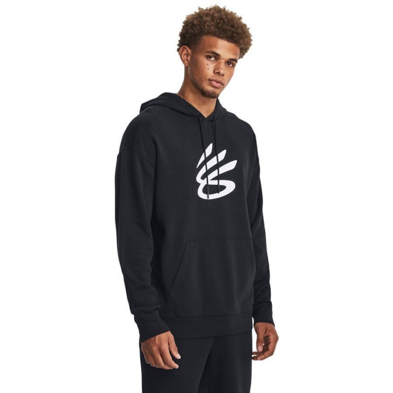 Blusão de Moletom com Capuz Under Armour Curry Splash Hood - Masculino - Foto 1