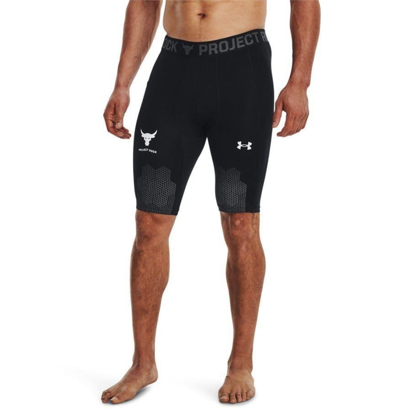 Shorts de Compressão Under Armour Project Rock Turfgear - Masculino