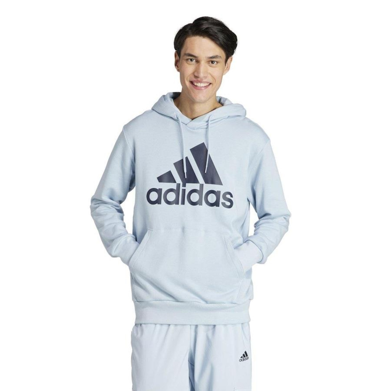 Blusão de Moletom adidas Big Logo - Masculina - Foto 1