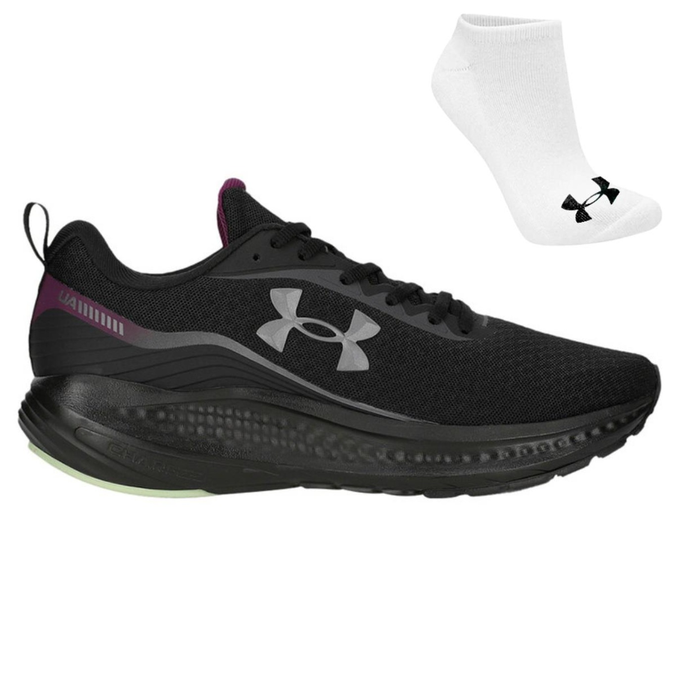 Tênis Under Armour Charged Wing Se + Meia - Unissex - Foto 1