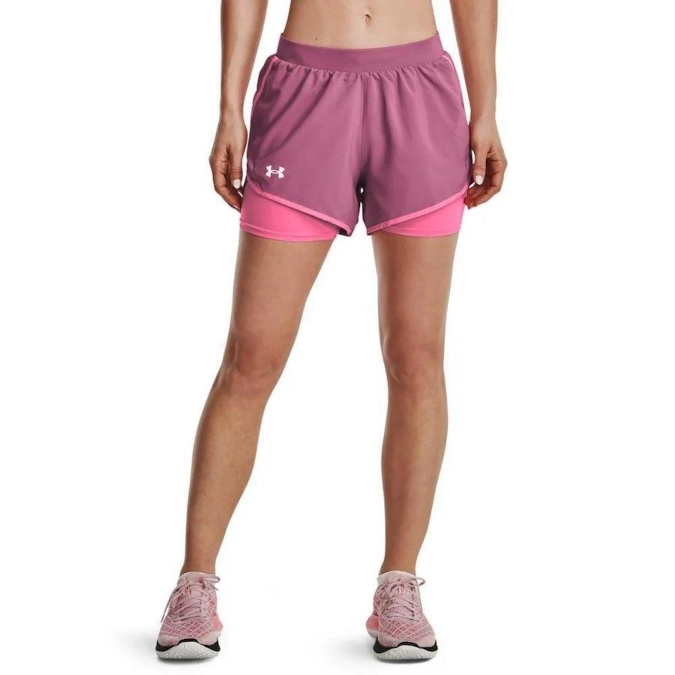 Short Under Armour Fly By 2.0 2N1 - Feminino - Foto 1