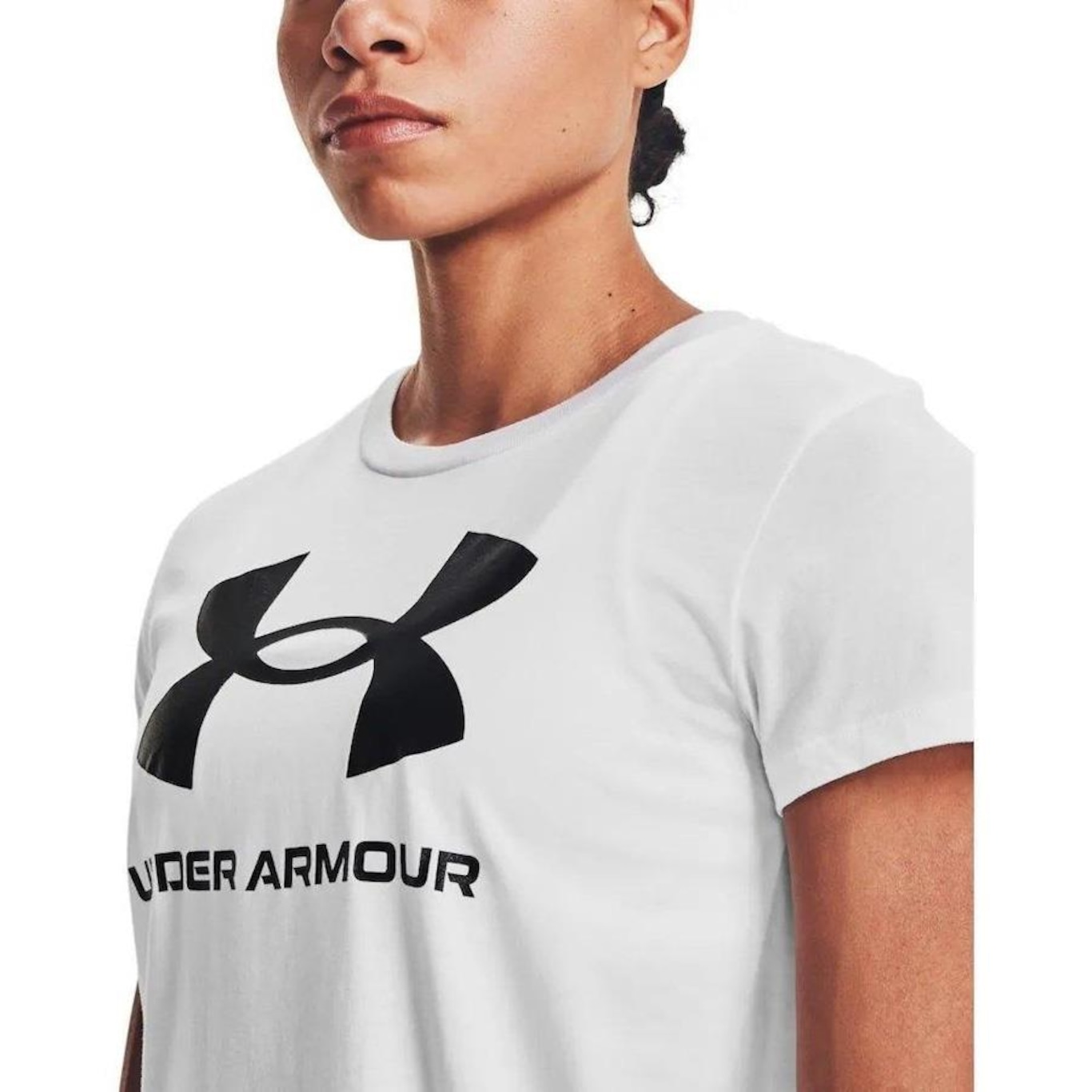 Camiseta Under Armour Sportstyle Live - Feminina - Foto 3