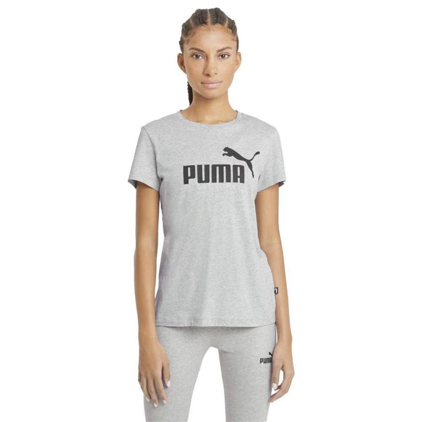 Camiseta Puma Essentials Ess Logo - Feminina - Foto 3