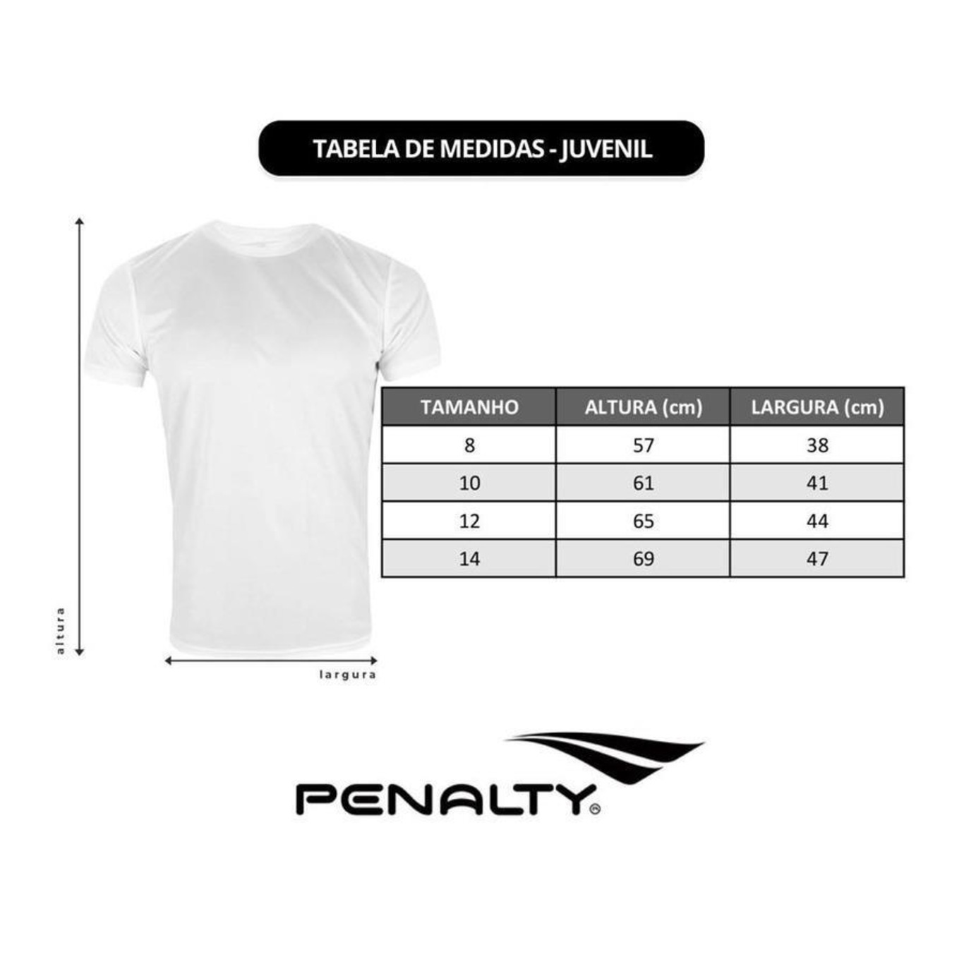 Camiseta Penalty X + Calção Penalty X - Infantil - Foto 2