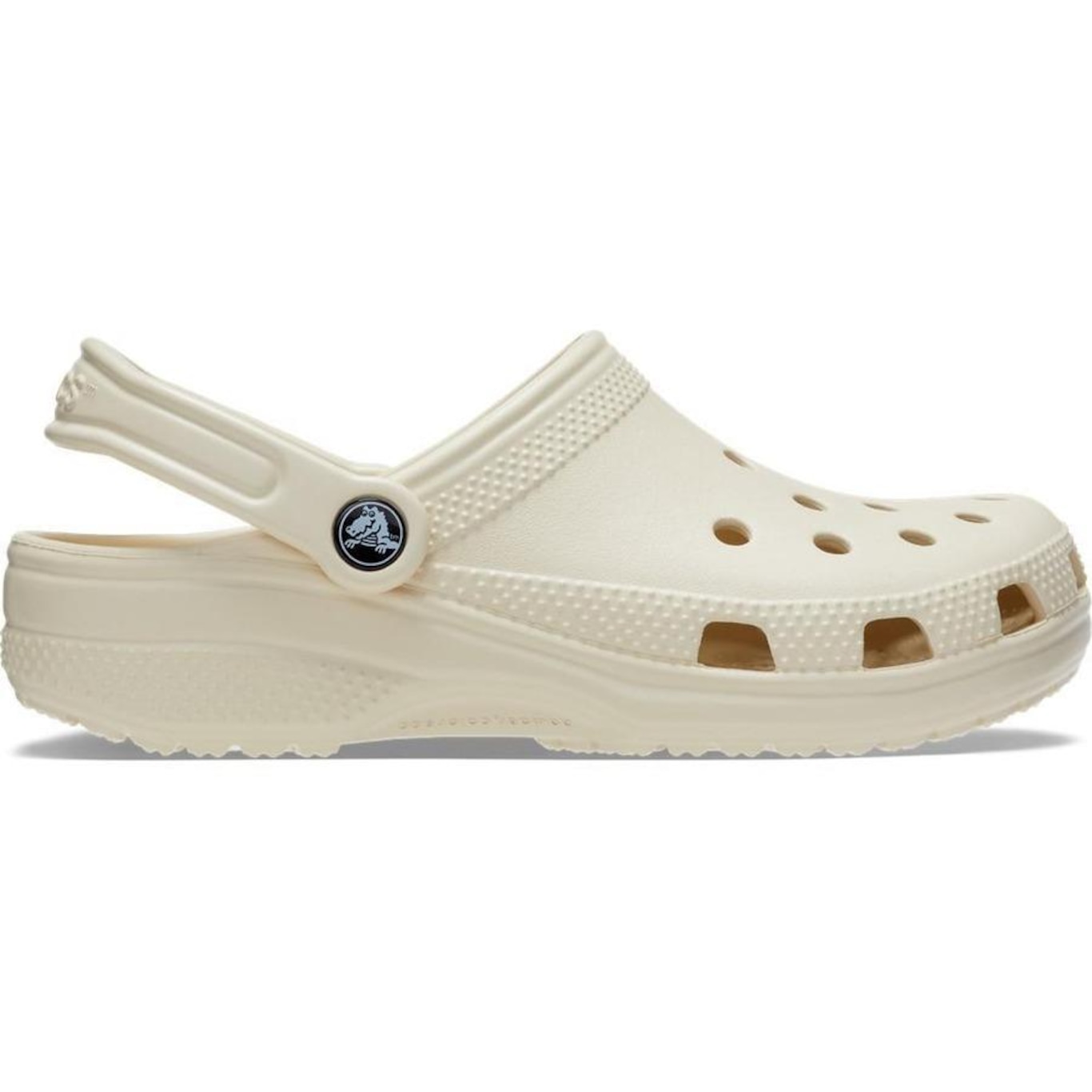 Sandália Crocs Classic Bone - Unissex - Foto 1