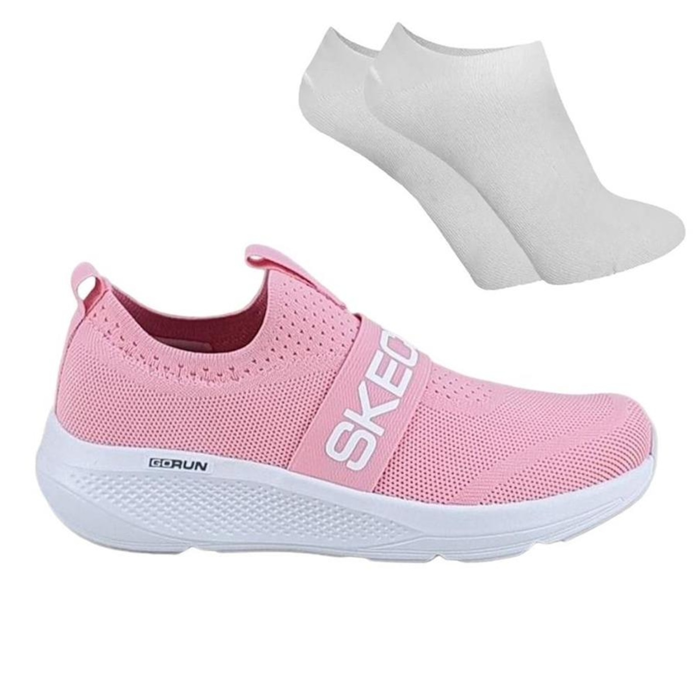 Kit Tênis Skechers Go Run Elevate - Feminino + Par de Meia - Foto 1