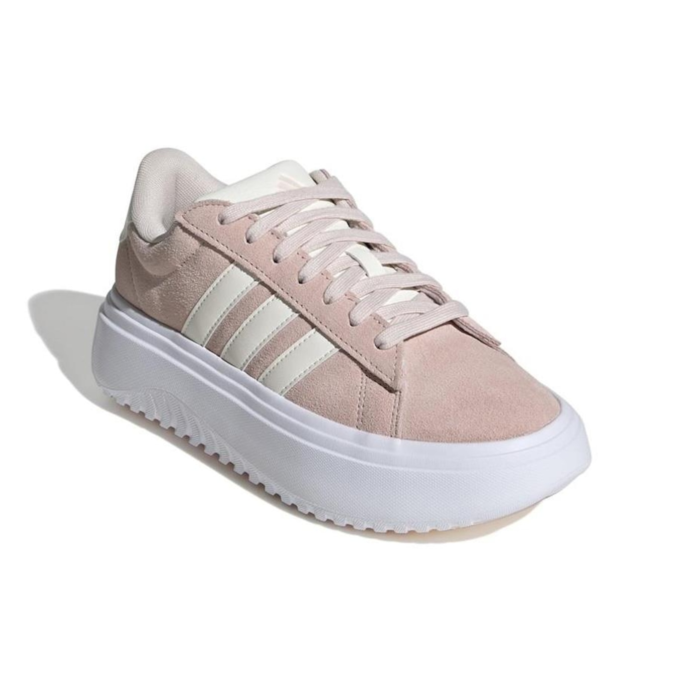 Tênis adidas Grand Court Platform Suede - Feminino - Foto 1