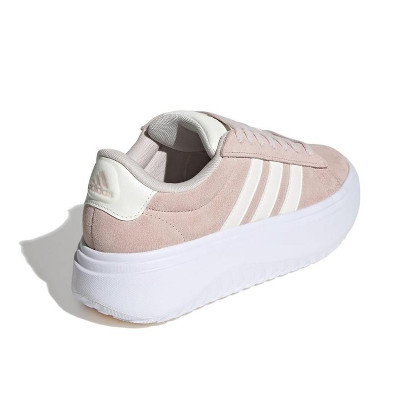 Tênis adidas Grand Court Platform Suede - Feminino - Foto 3