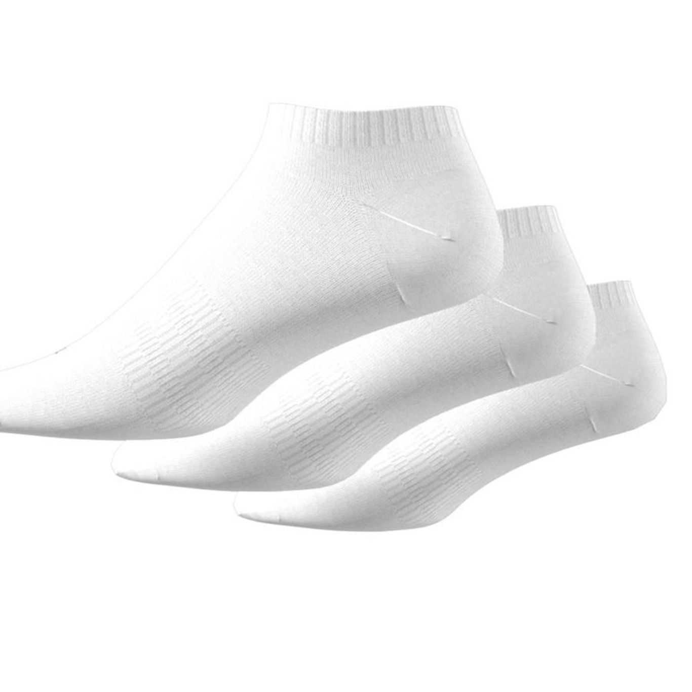 Kit de Meia Sapatilha adidas Cushioned Low-Cut com 3 Pares - Adulto - Foto 2