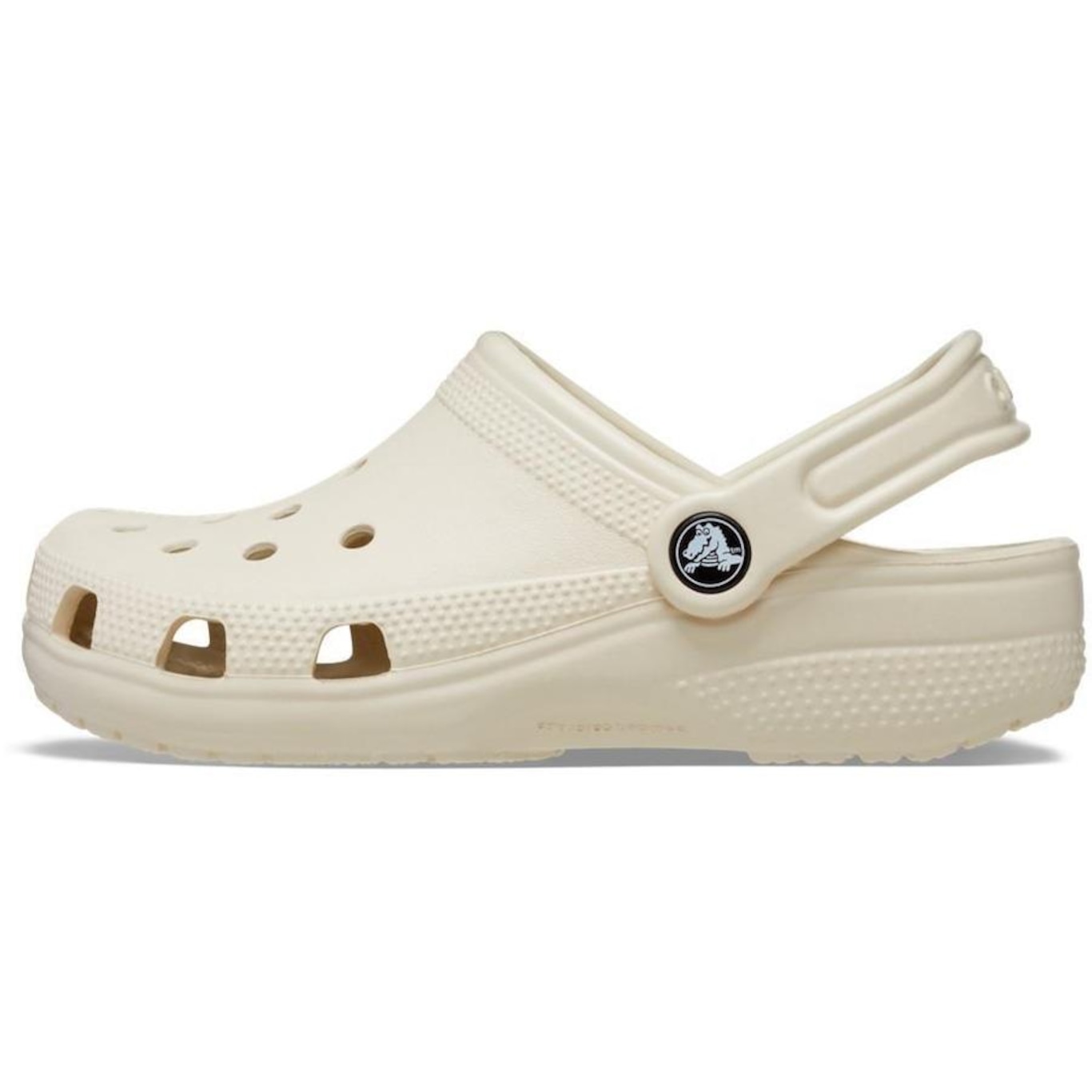 Sandália Crocs Classic Clog Kids Bone - Unissex - Foto 3