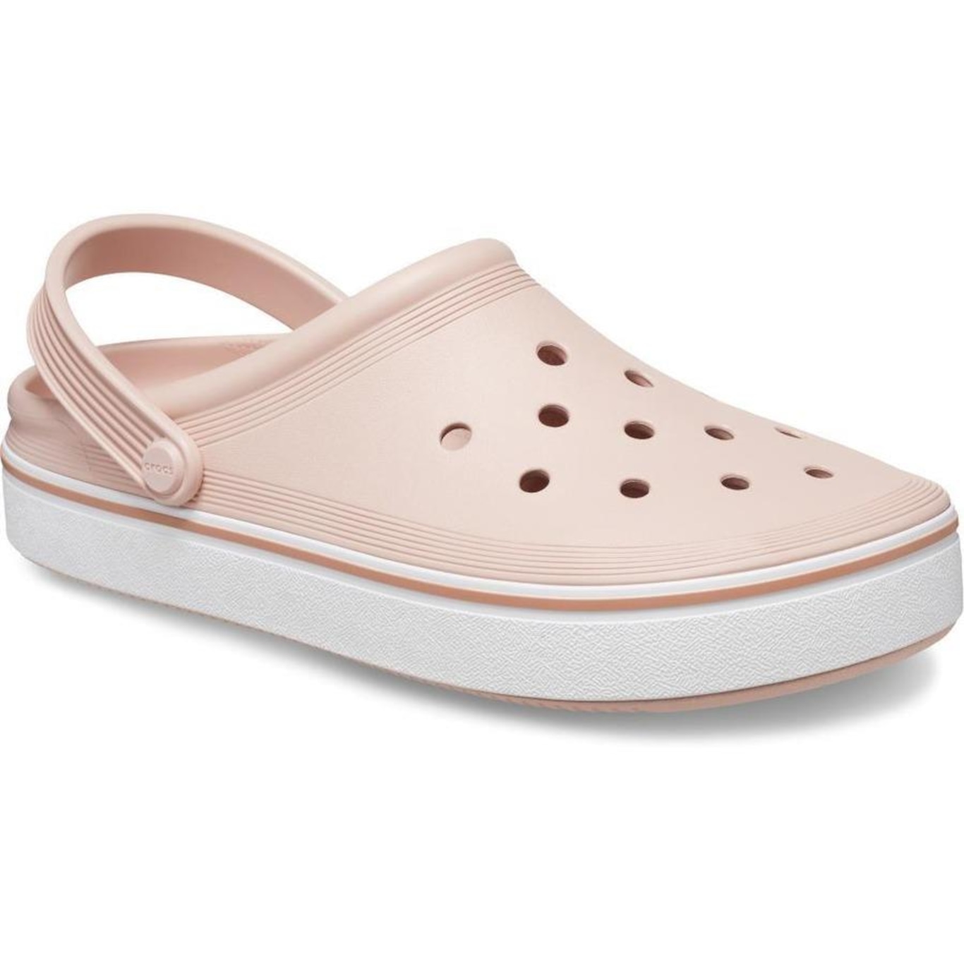 Sandália Crocs Off Court Clog Pink Clay - Unissex - Foto 2