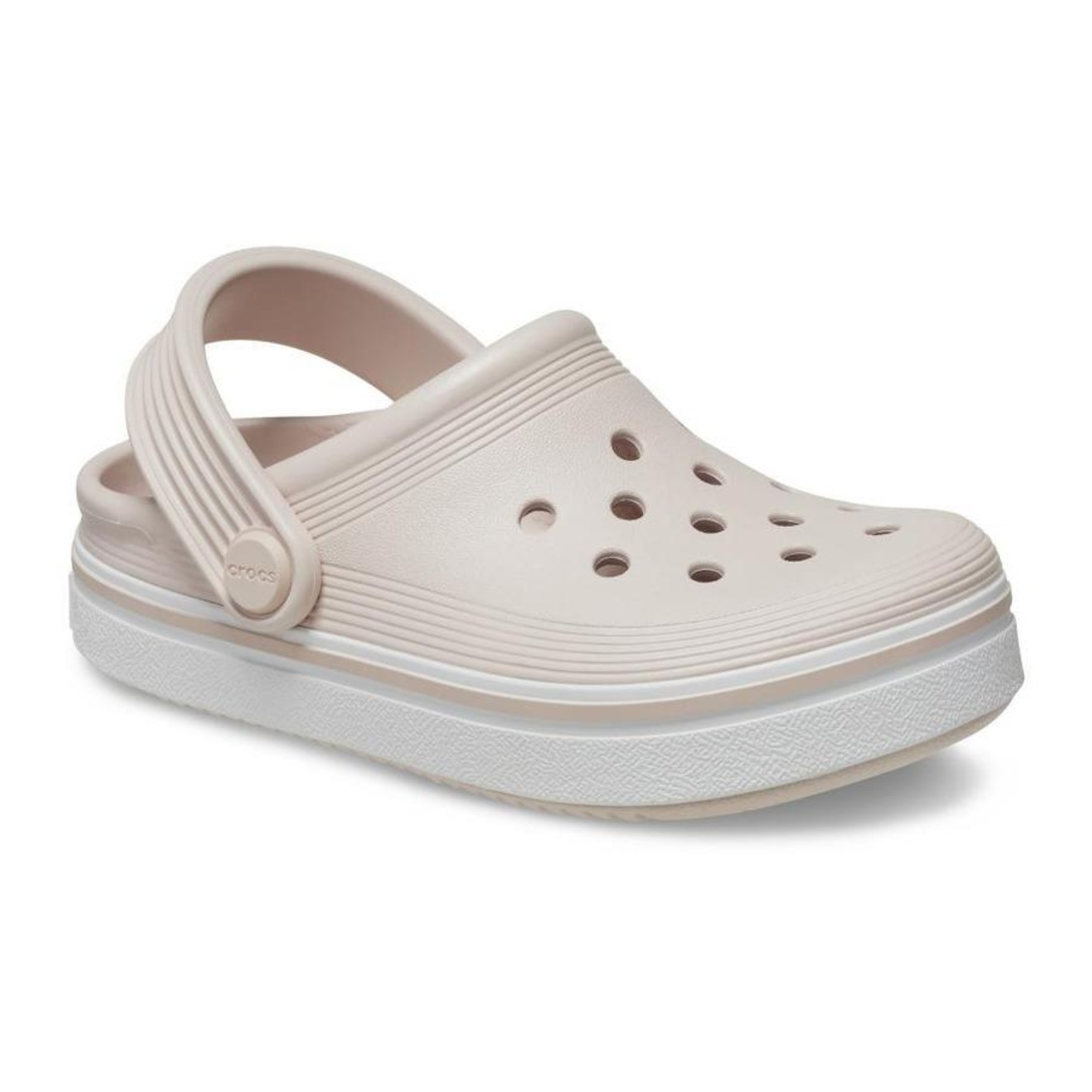 Sandália Crocs Off Court Clog K Quartz - Unissex - Foto 2