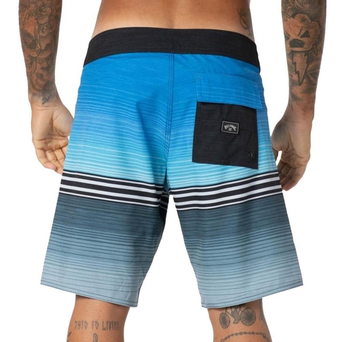 Bermuda Billabong All Day Heather Stripe Pro - Masculina - Foto 3