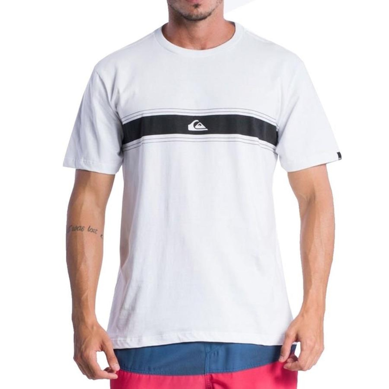 Camiseta Quiksilver New Lines Block - Masculina - Foto 1