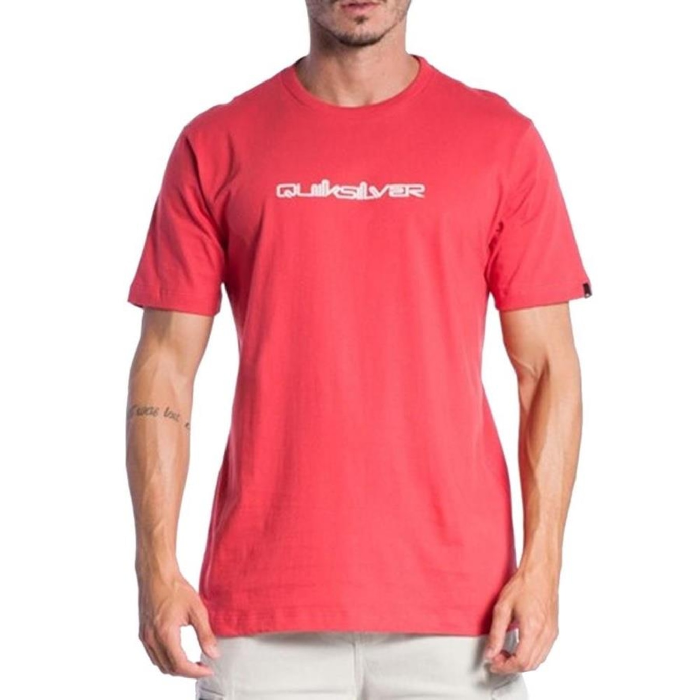 Camiseta Quiksilver Omni Font - Masculina - Foto 1