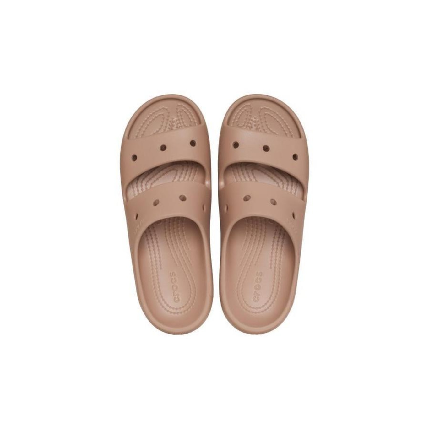 Sandália Crocs Sandal V10 Latte - Unissex - Foto 5