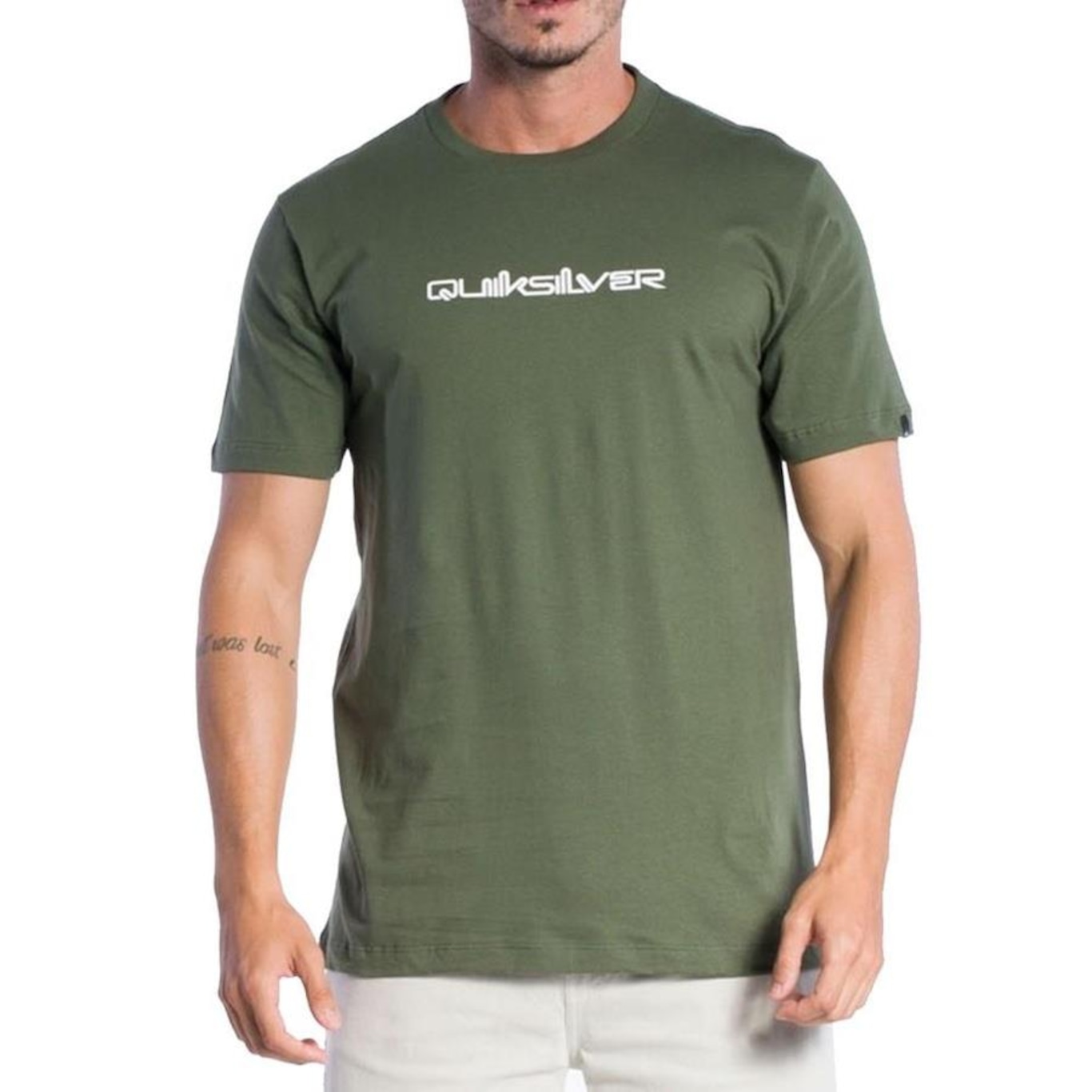 Camiseta Quiksilver Omni Font - Masculina - Foto 1