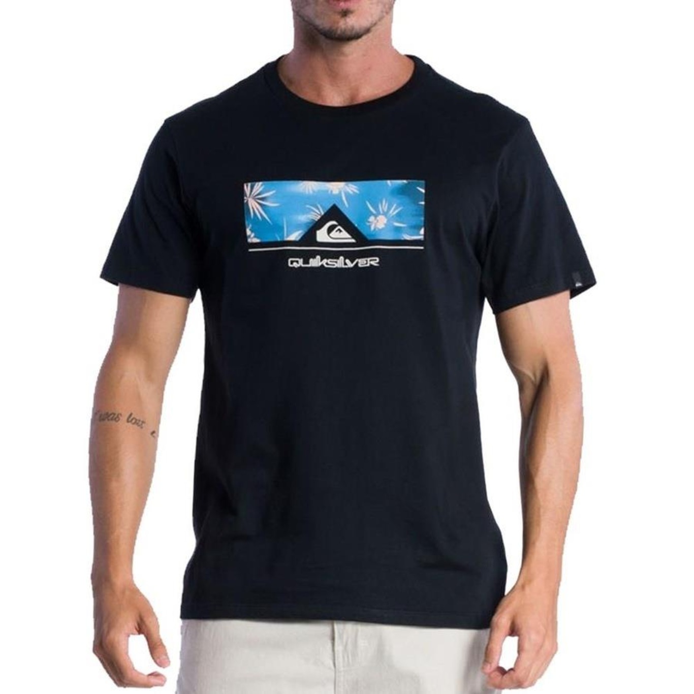 Camiseta Quiksilver Postcard - Masculina - Foto 1