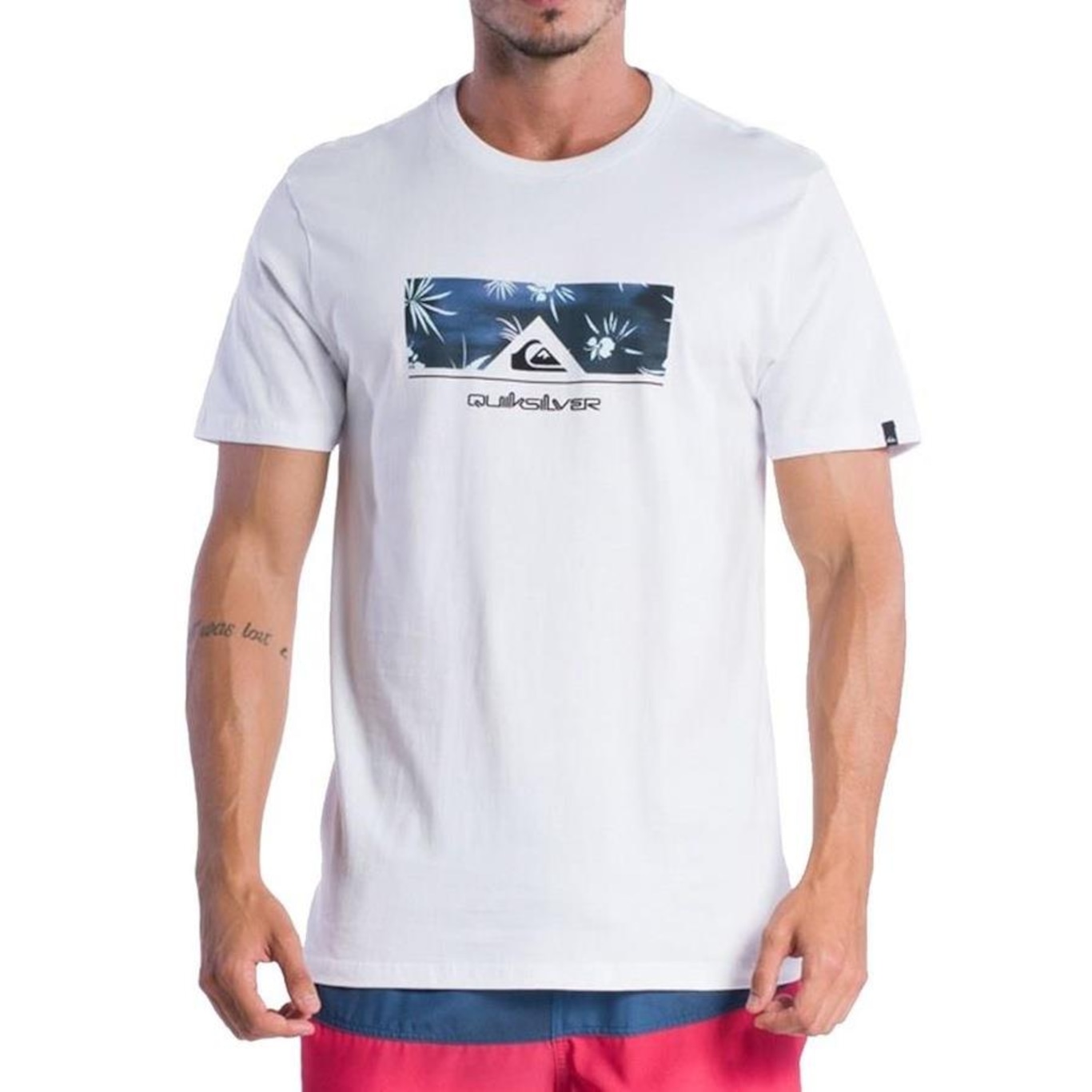 Camiseta Quiksilver Postcard - Masculina - Foto 1