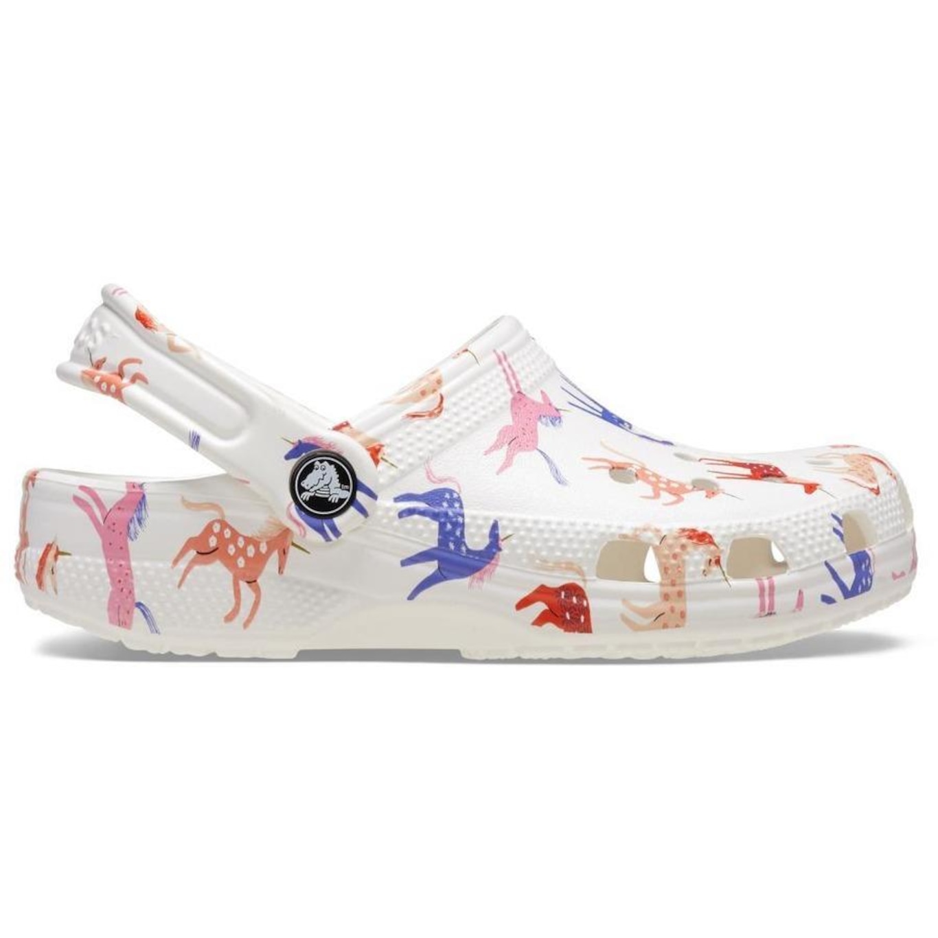 Sandália Crocs Classic Character Print Clog T Unico - Unissex - Foto 1