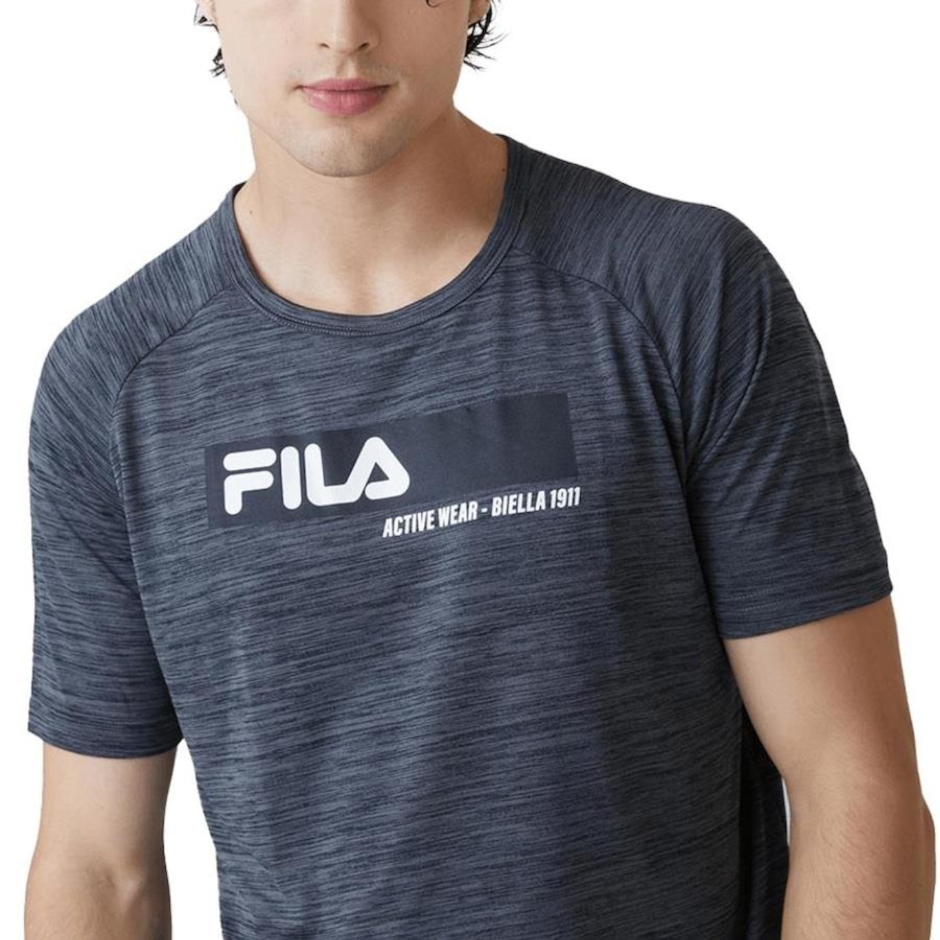 Camiseta Fila Sport Melange F11At259 - Masculina - Foto 1