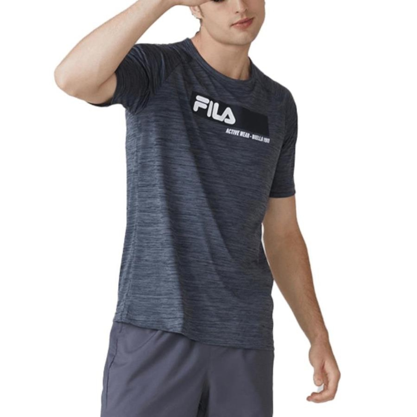 Camiseta Fila Sport Melange F11At259 - Masculina - Foto 2