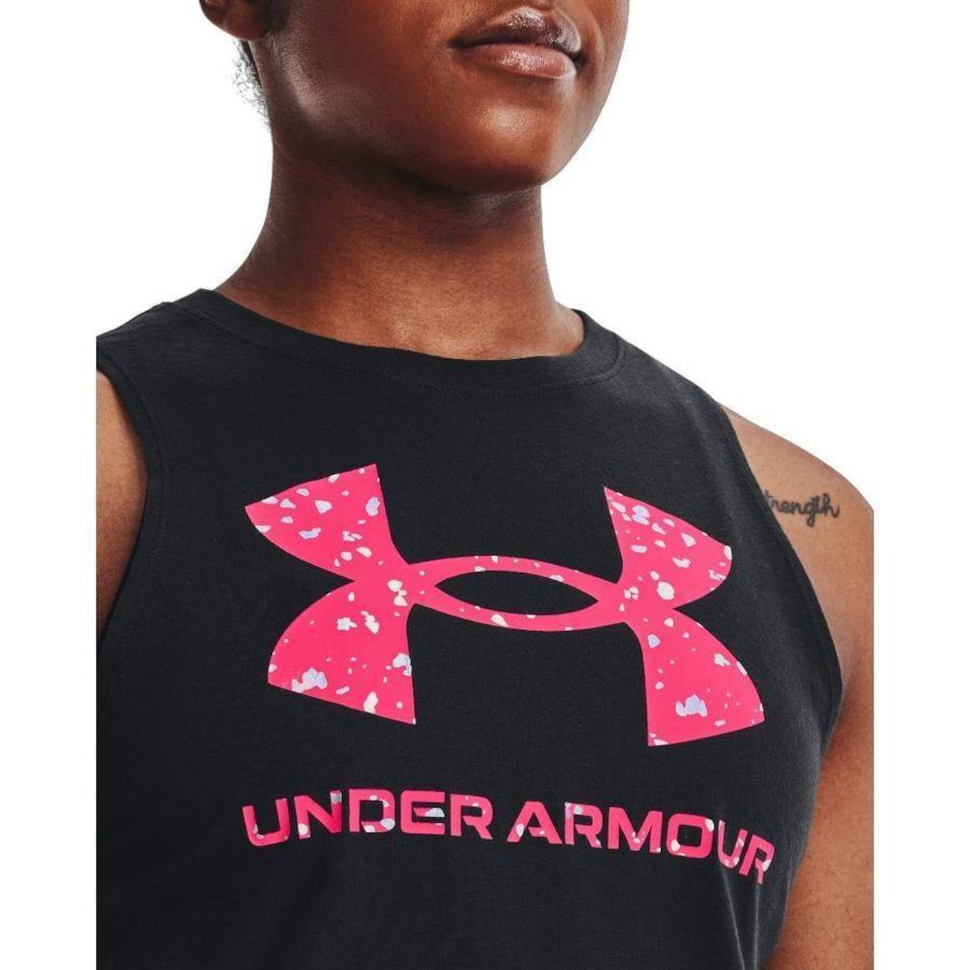 Camiseta Regata Under Armour Live Sport - Feminina - Foto 3