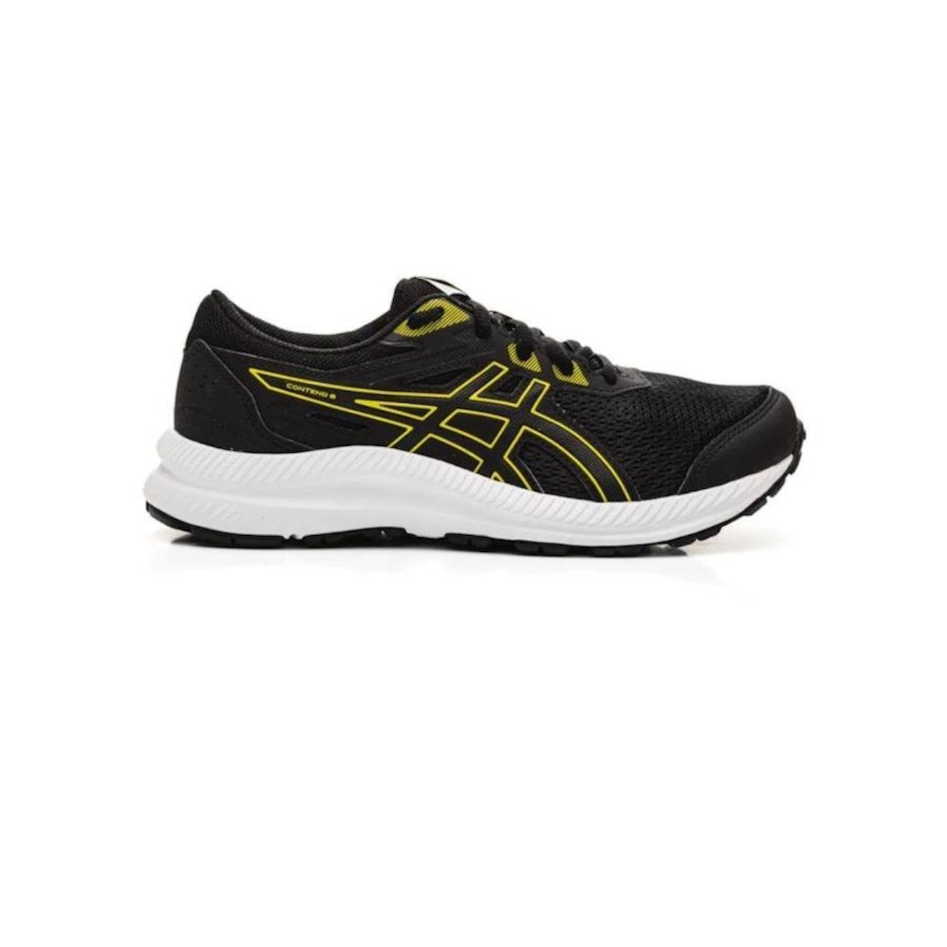 Tênis Asics Contend Gs Black Bright - Masculino - Foto 1