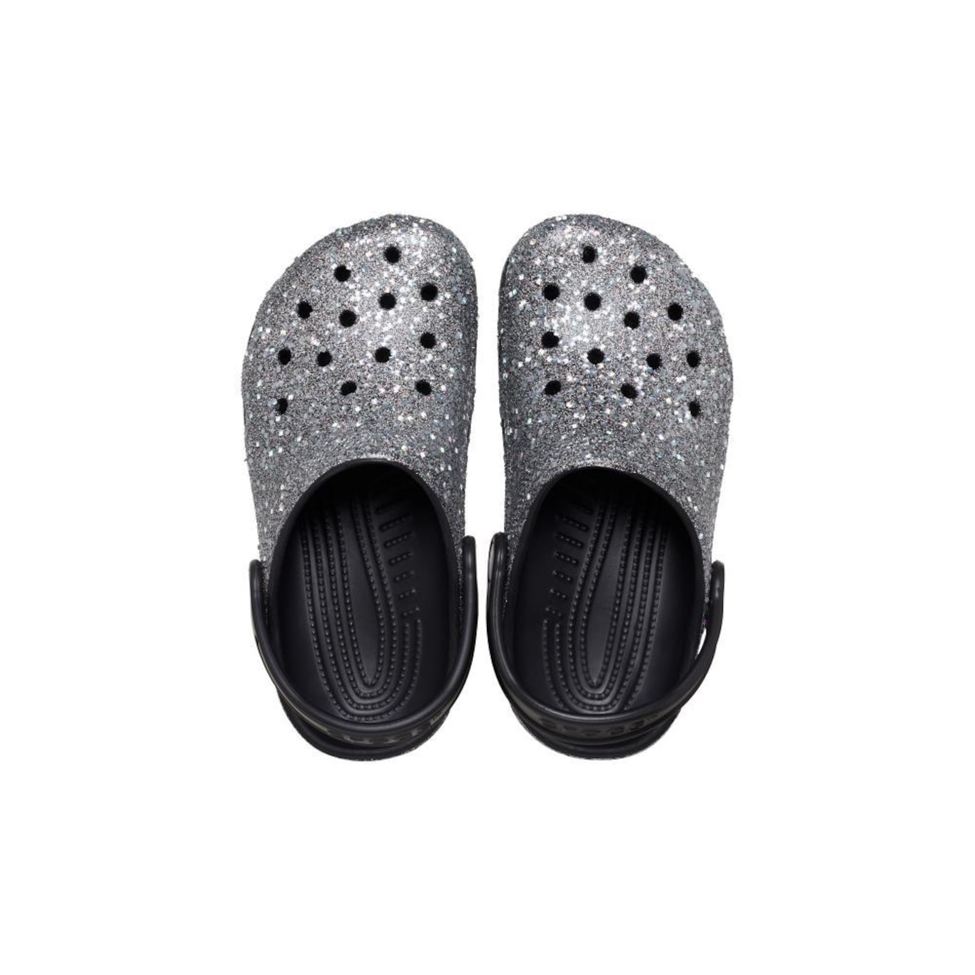 Sandália Crocs Classic Clog Glitter - Infantil - Foto 5