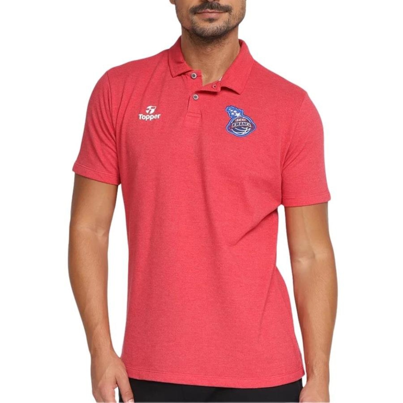 Camisa Polo Topper Sesi Franca Passeio 23/24 - Masculina - Foto 1