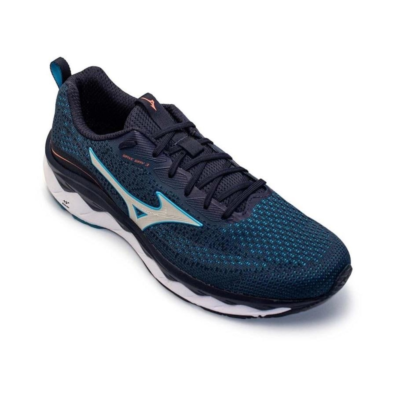 Tênis Mizuno Wave Way 3 - Masculino + Meia Color Sports - Foto 2