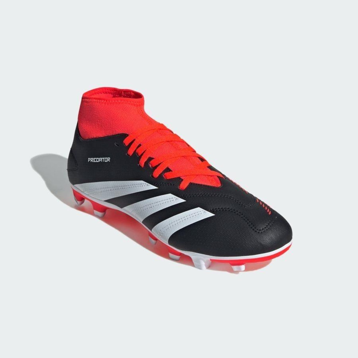 Chuteira de Campo adidas Predator Club Sock Fxg - Adulto - Foto 6