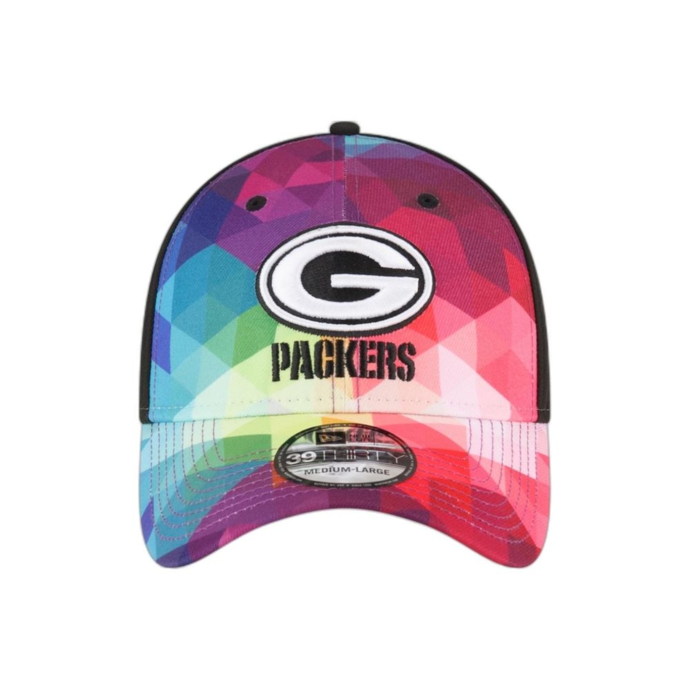 Boné New Era 39Thirty Stretch Fit Nfl Crucial Catch 2023 Green Bay Packers Masculino - Foto 3