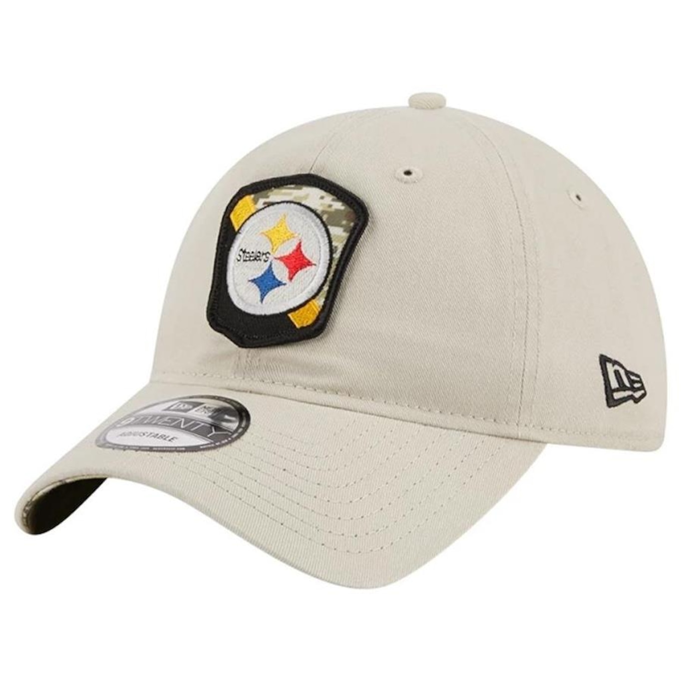 Boné Aba Curva New Era 920 Pittsburgh Steelers Salute To Service - Strapback - Adulto - Foto 1