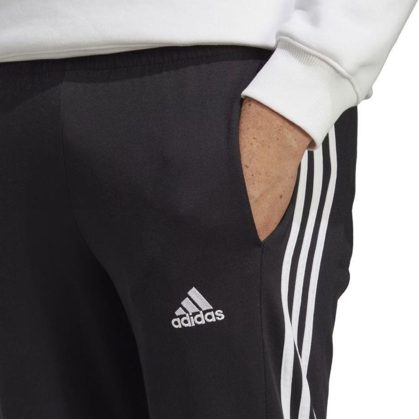 Calça adidas 3 Stripes Reta - Masculina - Foto 5