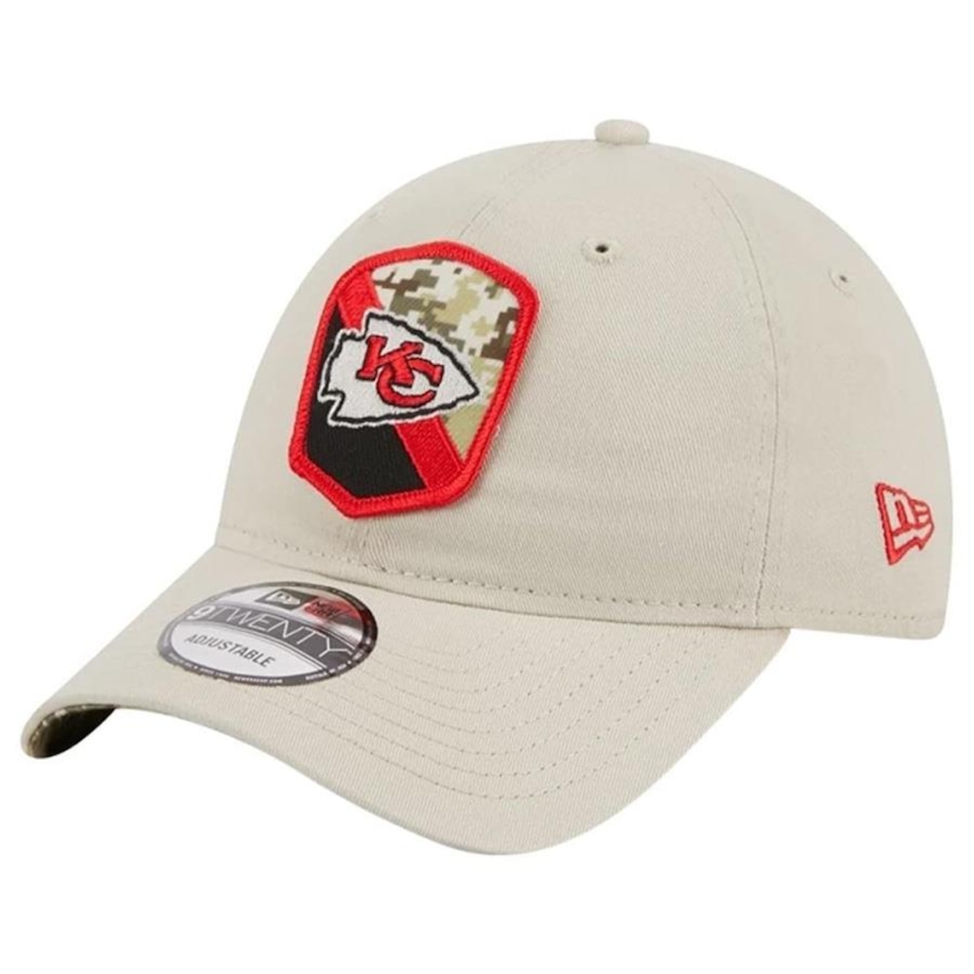 Boné Aba Curva New Era 920 Kansas City Chiefs Salute To Service - Strapback - Adulto - Foto 1