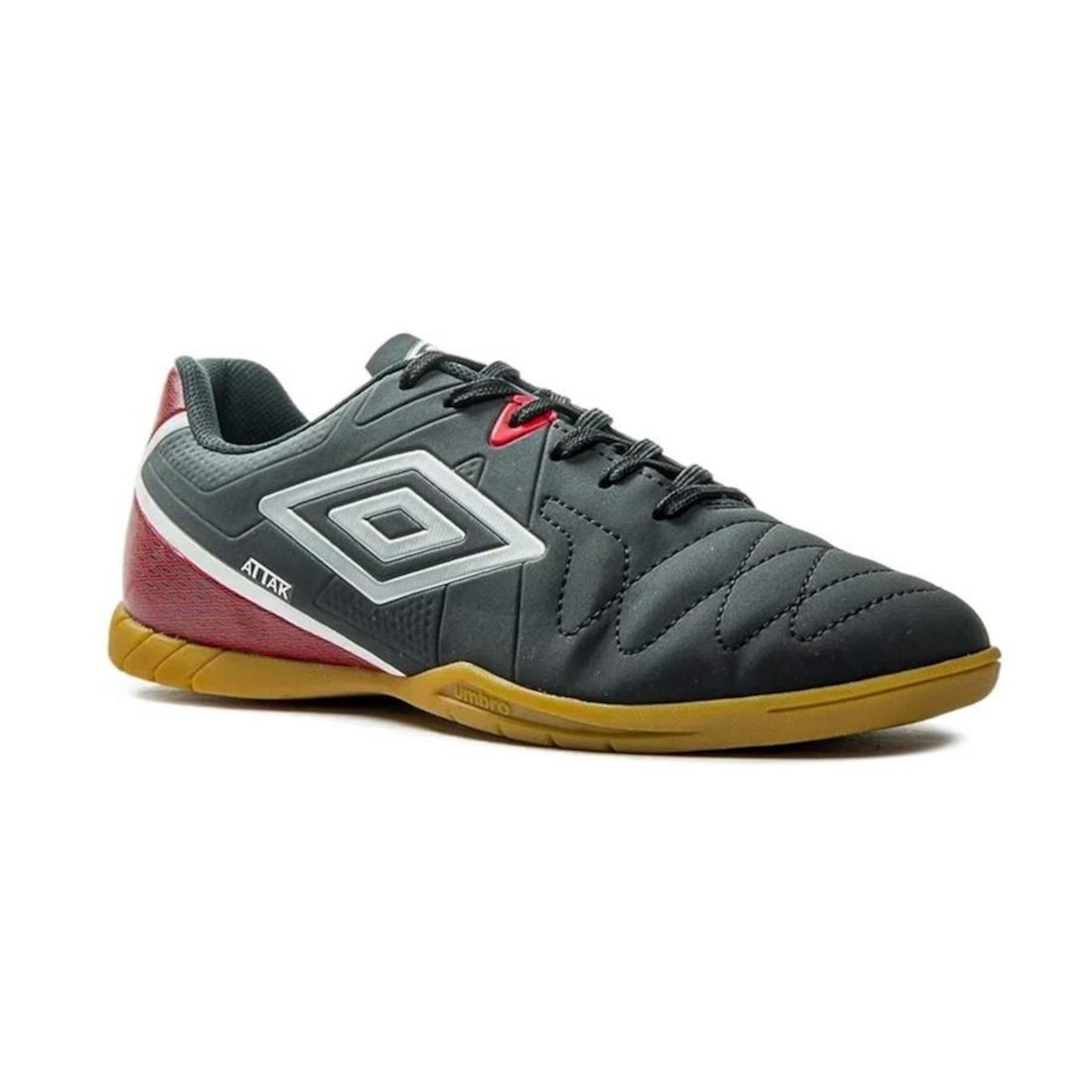 Chuteira Futsal Umbro Attak Eternal + Par de Meiões Color Sports - Adulto - Foto 2