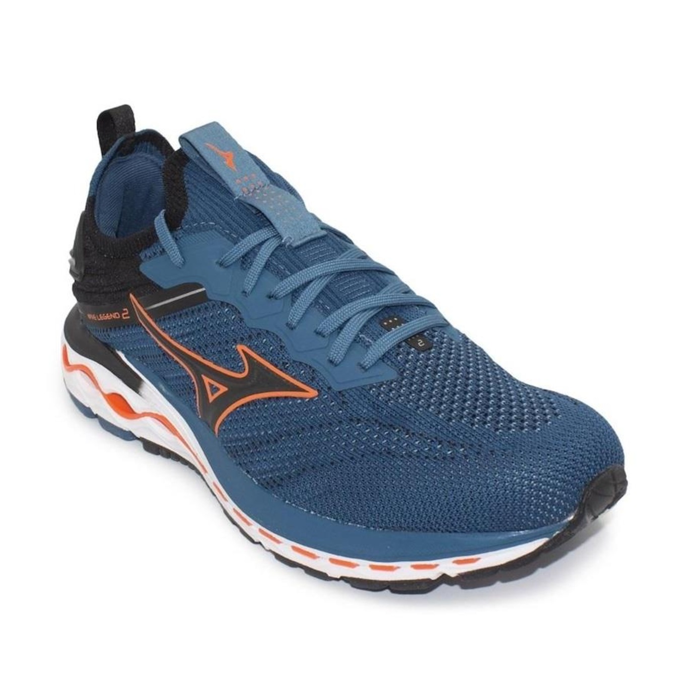 Tênis Mizuno Masculino Wave Legend 2 Corrida + Meia Color Sports Masculino - Foto 2