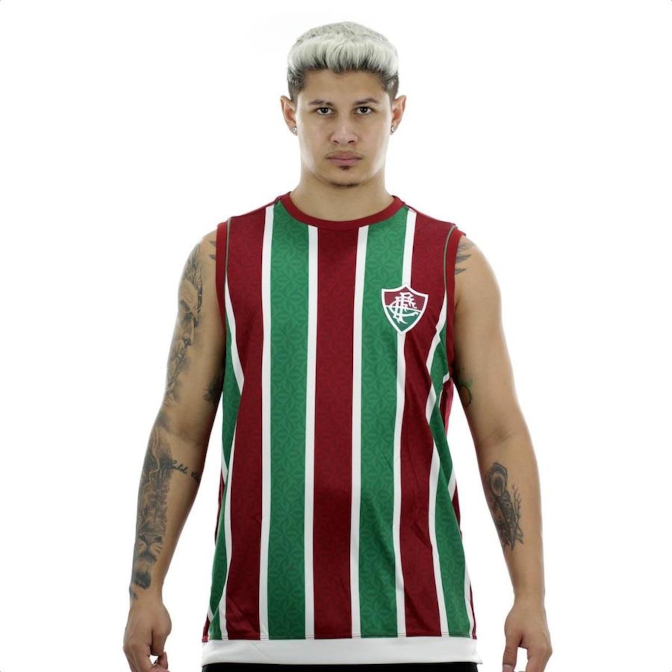 Camiseta Regata Braziline Fluminense Division - Masculina - Foto 1