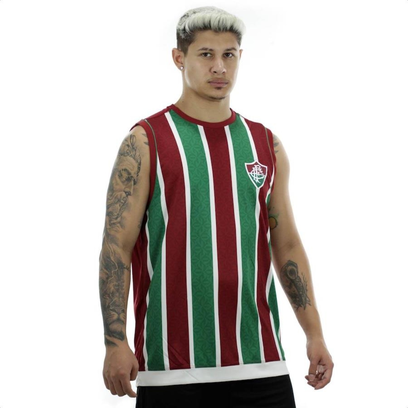 Camiseta Regata Braziline Fluminense Division - Masculina - Foto 2