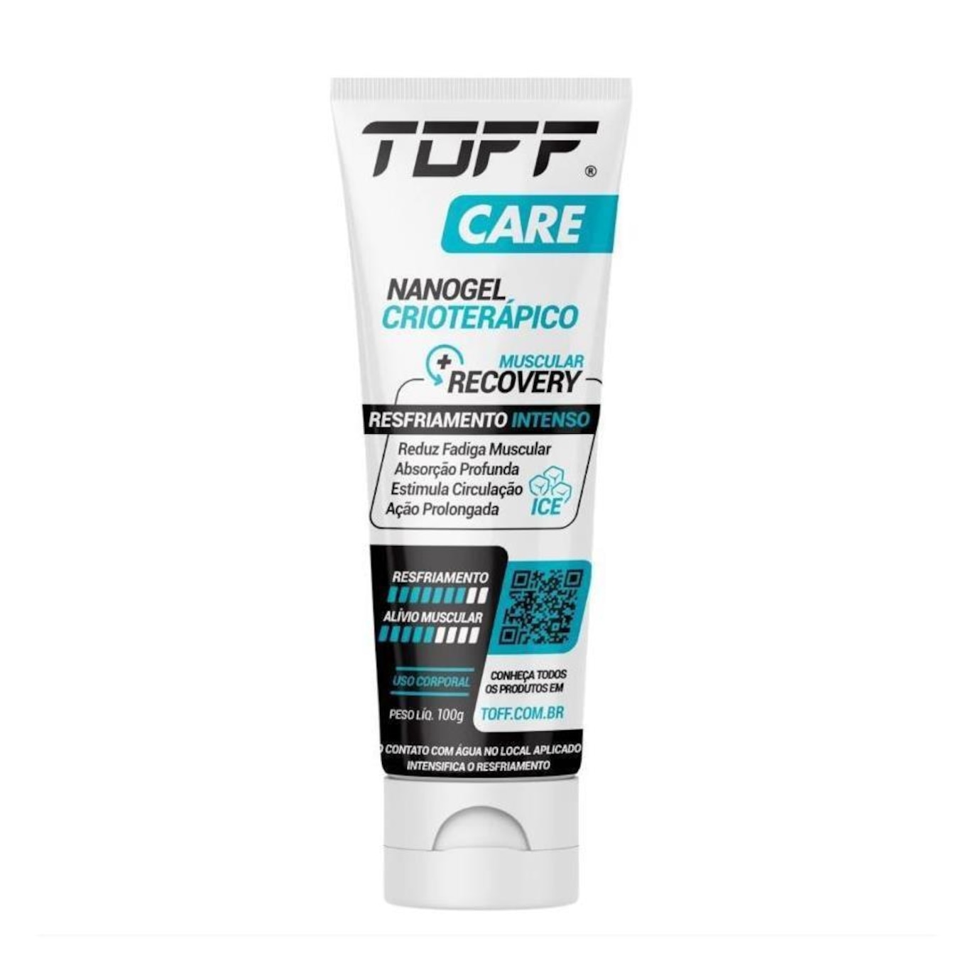 Nanogel Crioterápico 100G Toff Care Resfriamento Muscular - Foto 1