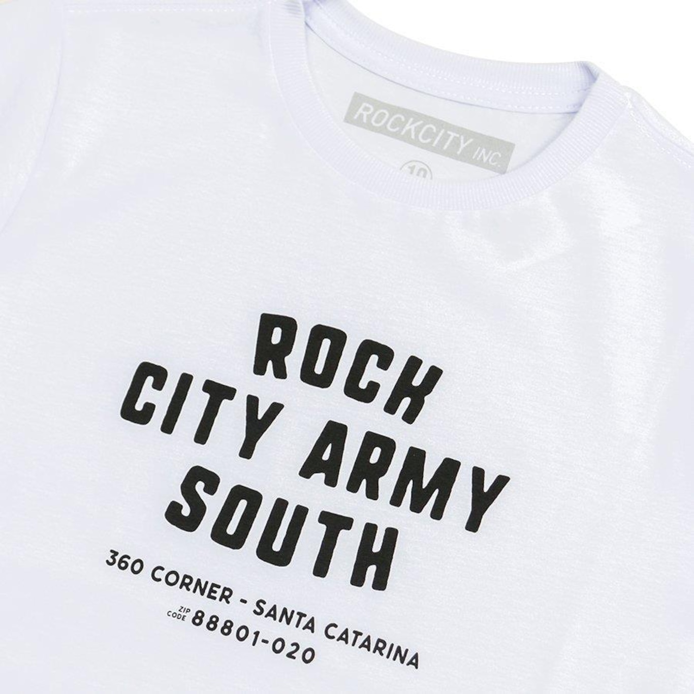 Camiseta Rock City Army South - Infantil - Foto 3