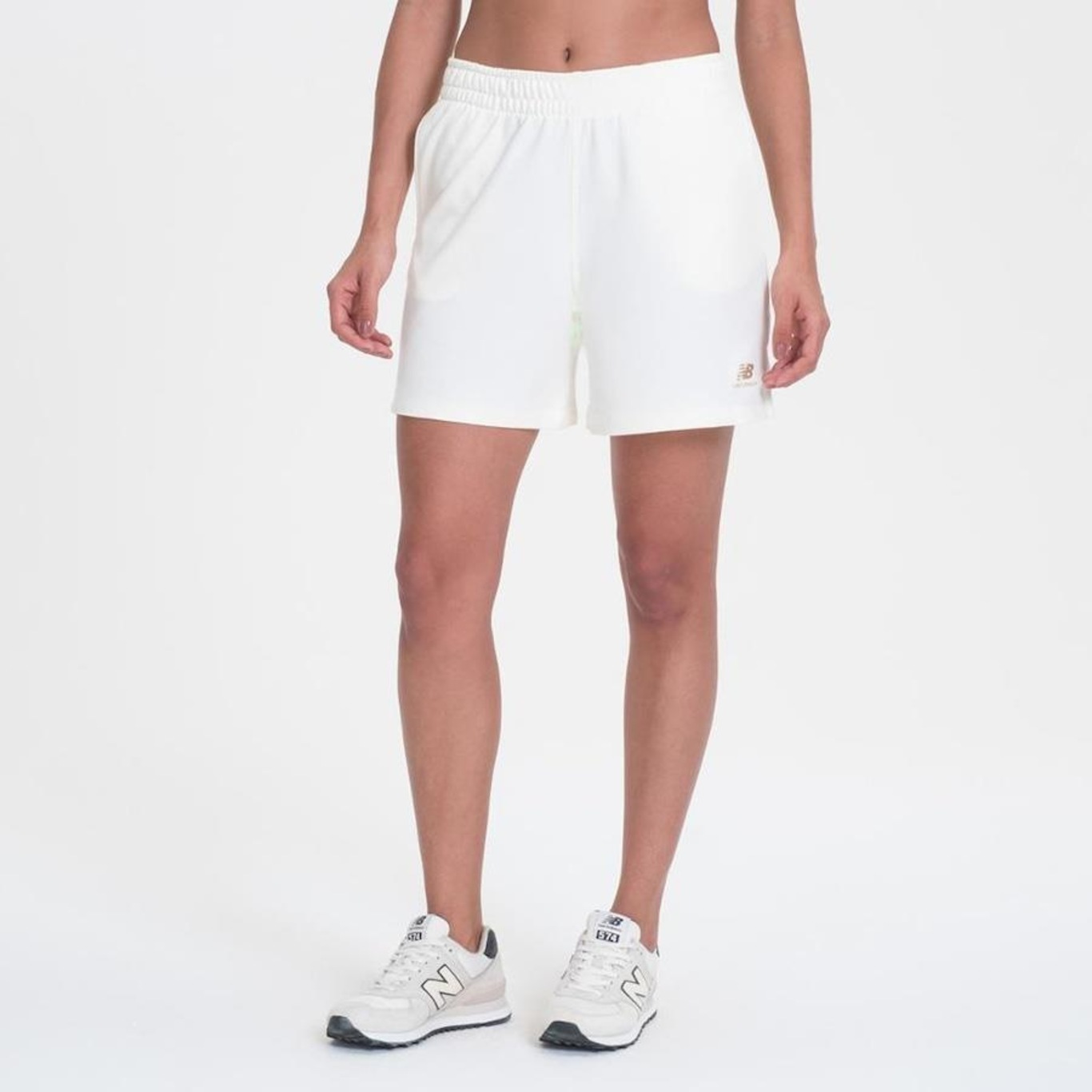 Short New Balance Small Logo - Feminino - Foto 1