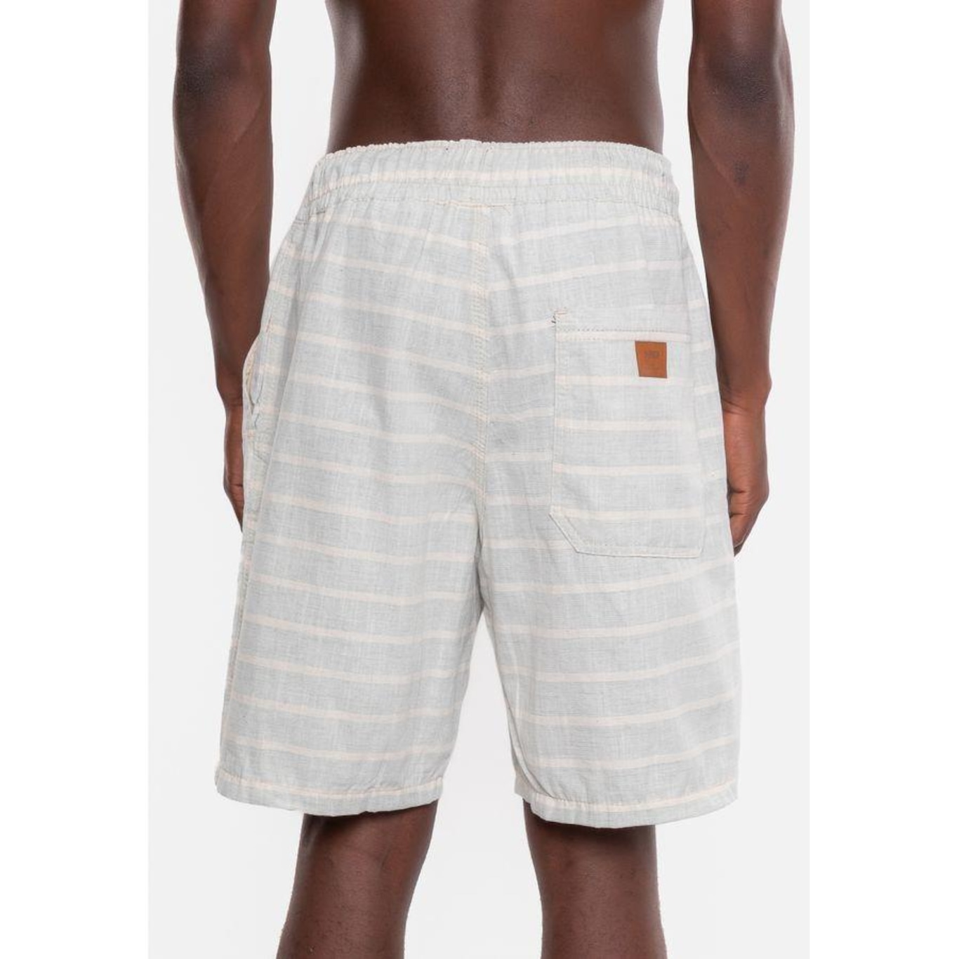 Bermuda Hd Linen Strip - Masculina - Foto 4