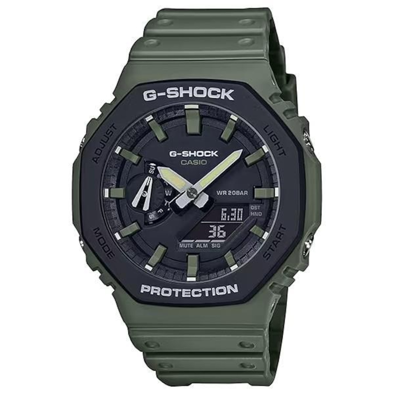 Relógio Analógico G-Shock Ga-2110Su-3Adr Carbon Core Guard - Masculino - Foto 1