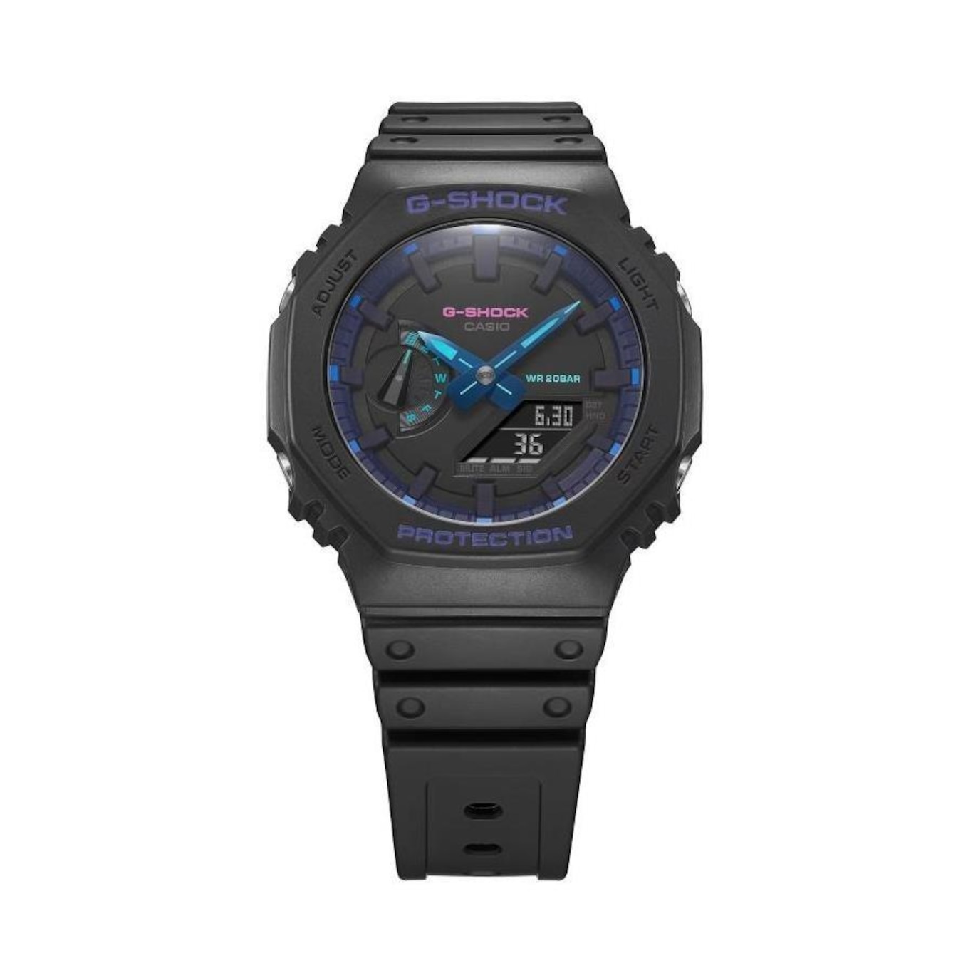 Relógio Analógico Casio G-Shock Ga-2100Vb-1Adr Virtual - Masculino - Foto 6